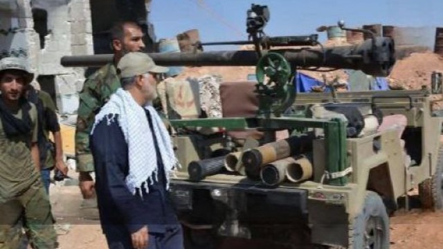 General Qassem Soleimani in Aleppo - Syria during the liberation of the city