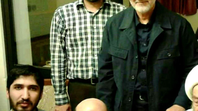تصویری از شهیدان سلیمانی و زاهدی