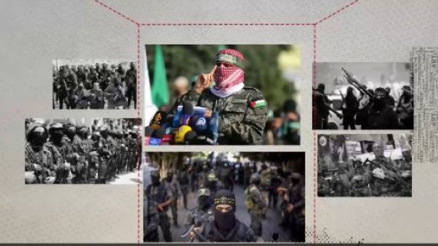 Motion graphics of the role of Haj Qasim in the arming of the Gaza Strip