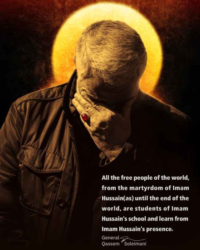 All the free people of the world, from the martyrdom of Imam Hussain(as) until the end of the world, are students of Imam Hussain's school