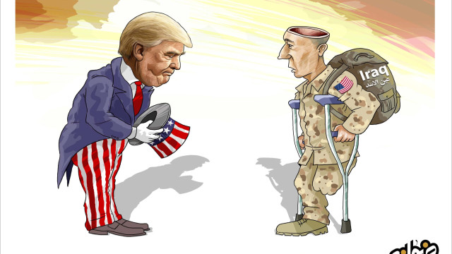 كاريكاتير/ الهجوم الإيراني على قاعدة عين الأسد
