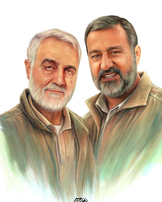 ” حاج قاسم والسيد رضي “
