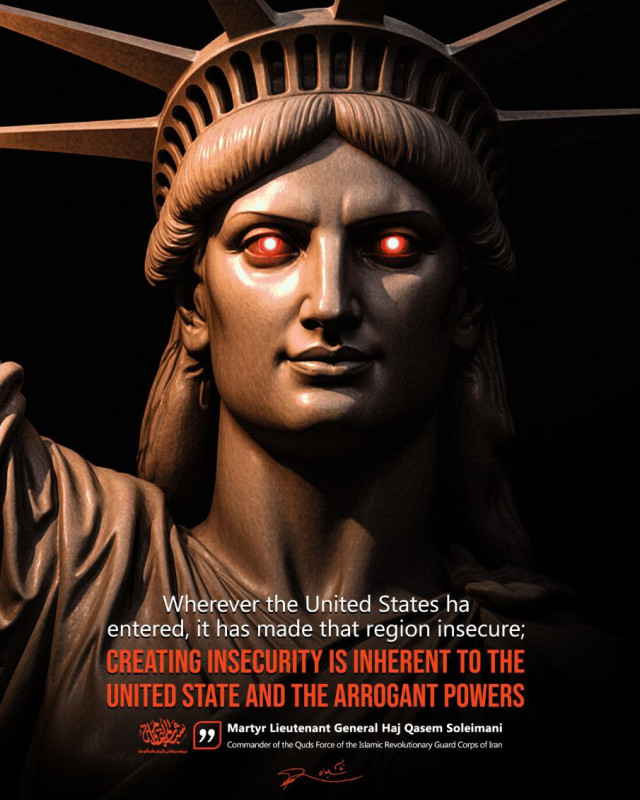 CREATING INSECURITY IS INHERENT TO THE UNITED STATE AND THE ARROGANT POWERS
