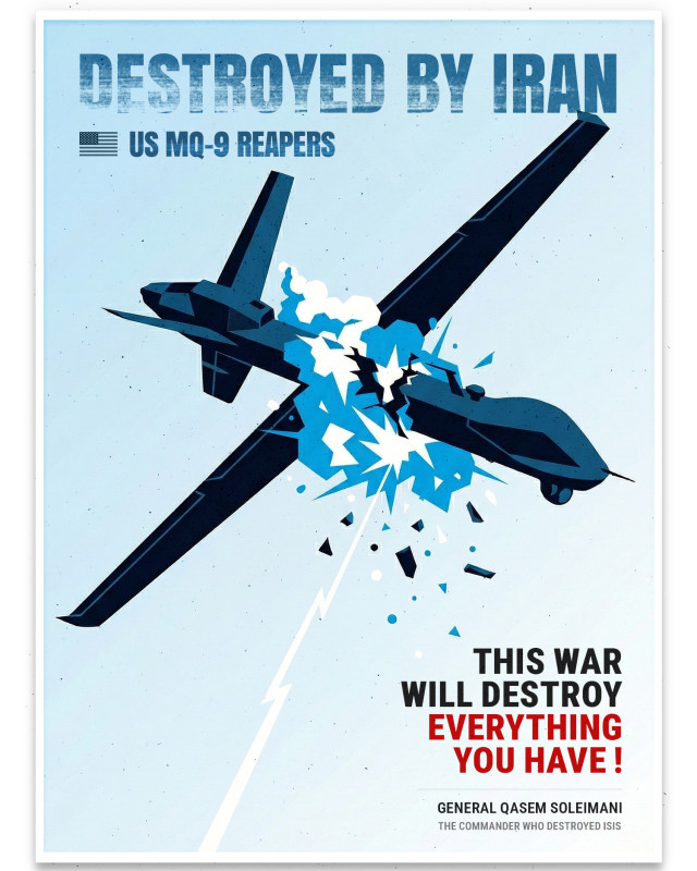 DESTROYED BY IRAN