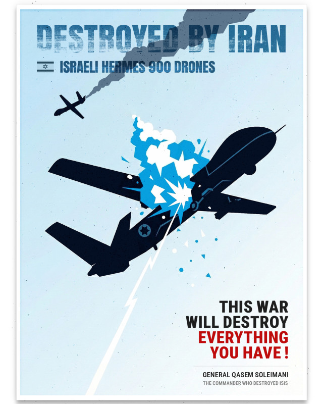 DESTROYED BY IRAN
