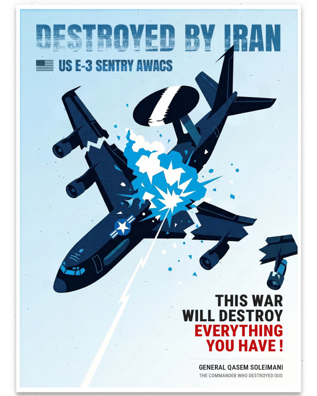 DESTROYED BY IRAN