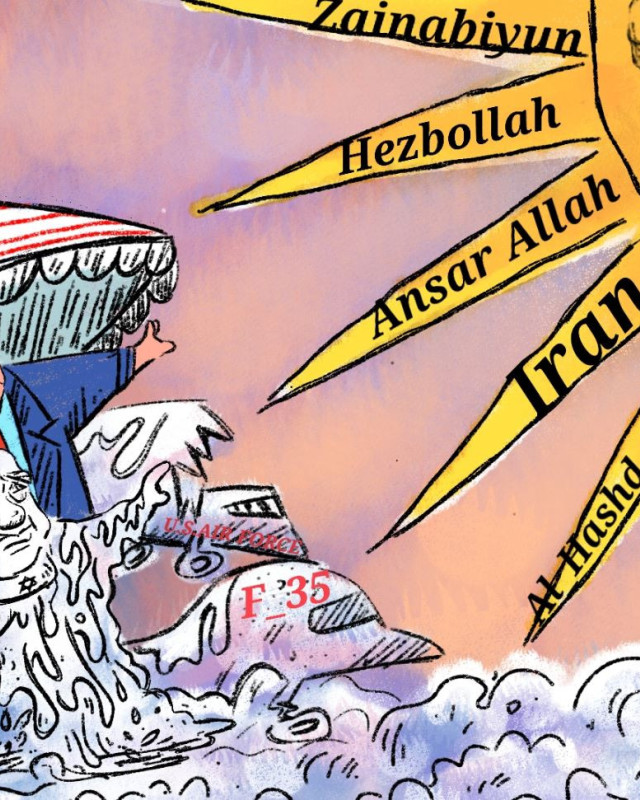 When the Front of Light Melts the Ice of Oppressors