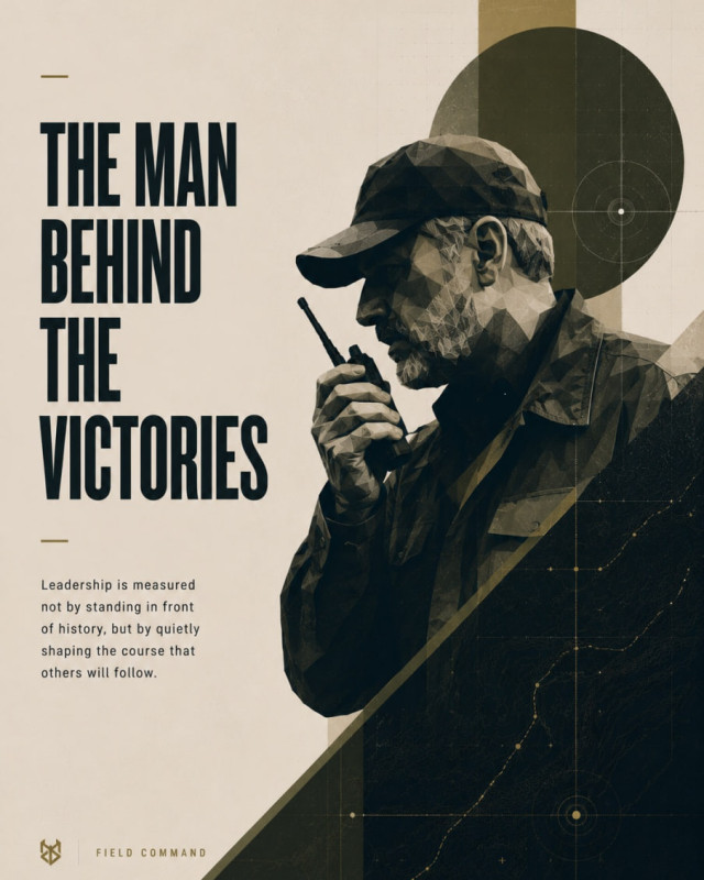 THE MAN BEHIND THE VICTORIES