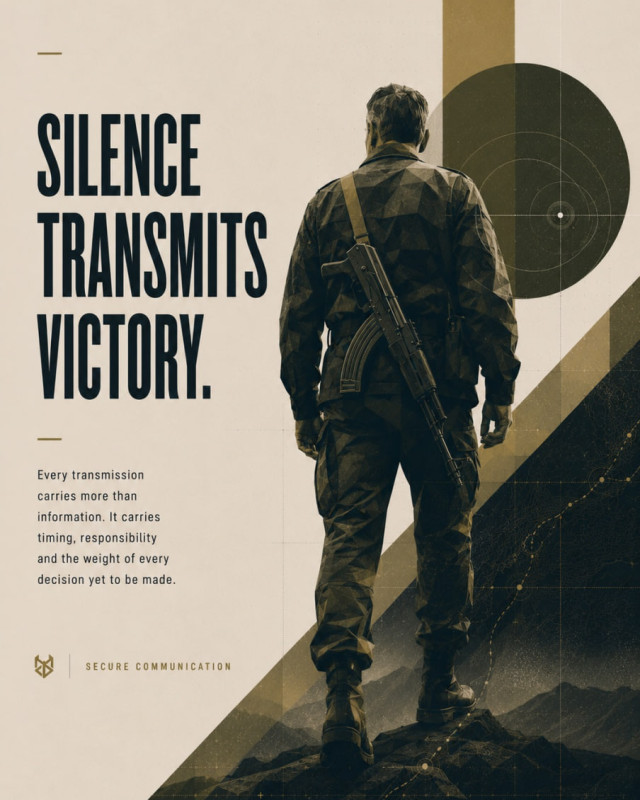 SILENCE TRANSMITS VICTORY